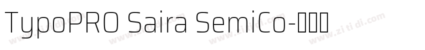 TypoPRO Saira SemiCo字体转换